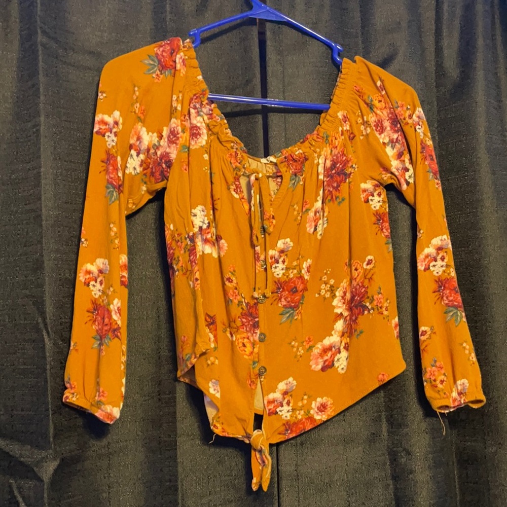 Never worn off the shoulder blouse